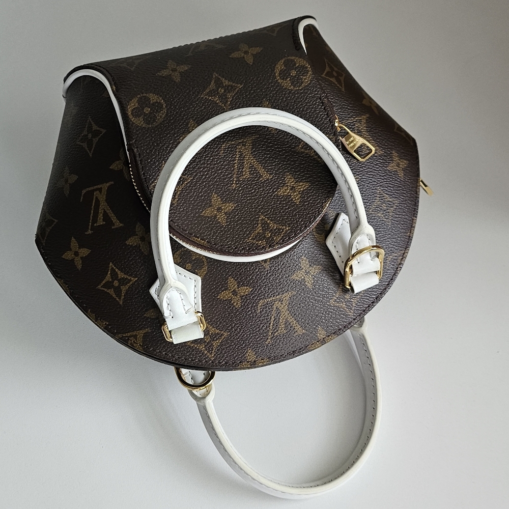 Louis Vuitton Monogram LV Match Ellipse BB White - Microchipped - Picture 6 of 14